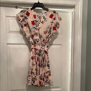 Jack by BB Dakota Floral Mini Dress - Red and Black